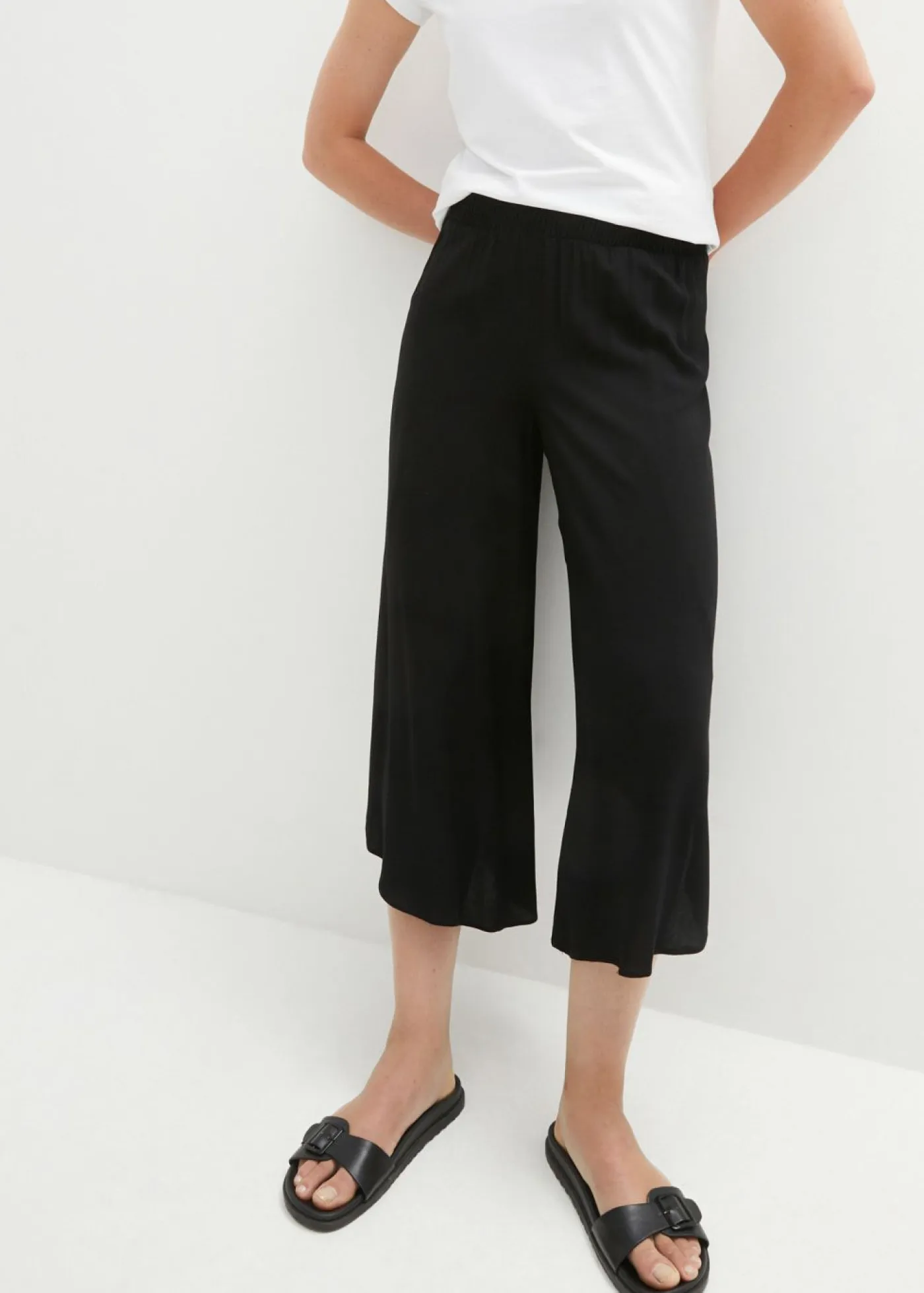 Mujer bonprix bonprix Culotte hasta la pantorrilla de viscosa sostenible