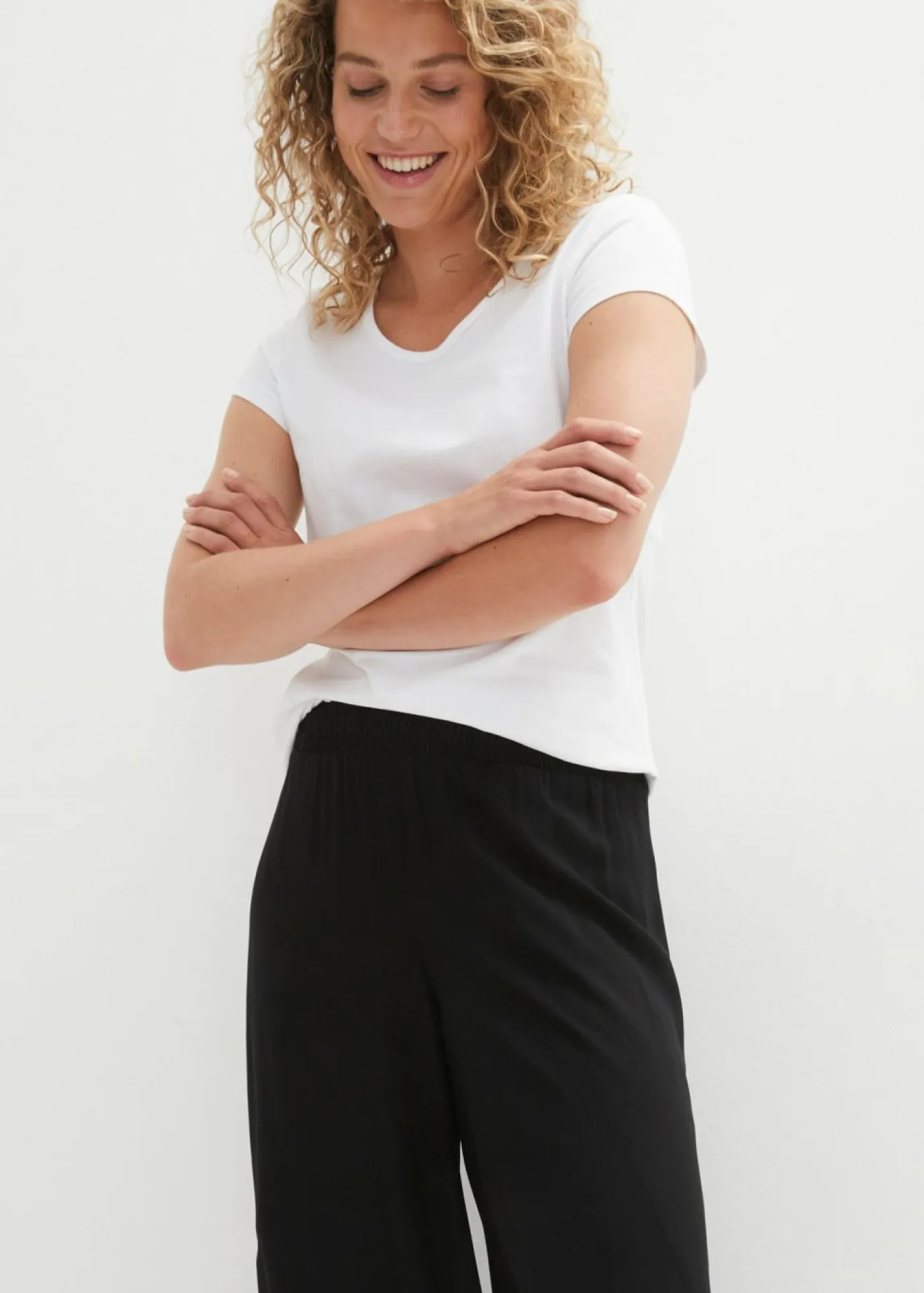 Mujer bonprix bonprix Culotte hasta la pantorrilla de viscosa sostenible