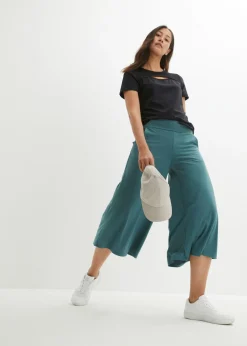 Mujer bonprix bonprix Culotte homewear con pernera ancha
