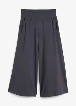 bonprix bonprix Homewear|Pantalones>Culotte homewear con pernera ancha Azul oscuro