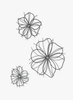 bonprix bonprix Muebles De Vestíbulo·Decoración|Muebles De Sala De Estar·Decoración>Decoración de pared (3 piezas) Negro