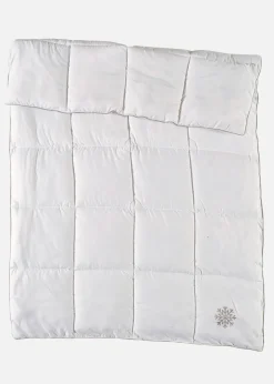 bonprix bonprix Muebles De Dormitorio·Edredones|Colchas Y Edredones>Edredón grueso con tacto de plumón y copos de nieve Blanco