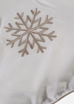 bonprix bonprix Muebles De Dormitorio·Edredones|Colchas Y Edredones>Edredón grueso con tacto de plumón y copos de nieve Blanco