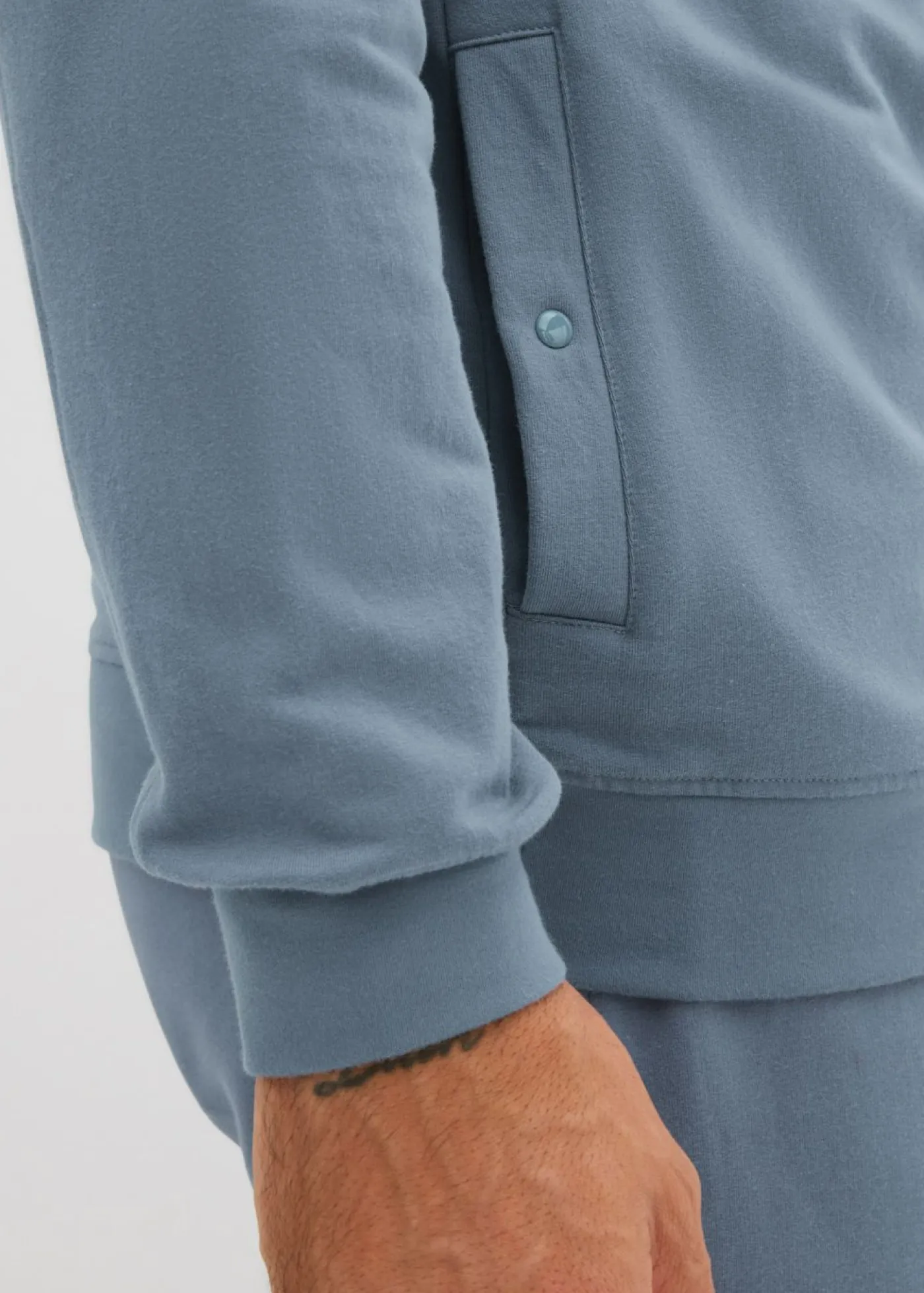 Hombre bonprix bonprix Elegante chaqueta de chándal de suave mezcla de algodón