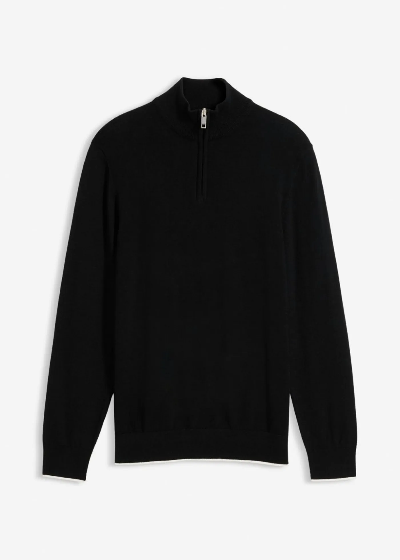 Hombre bonprix bonprix Elegante jersey tipo troyer de algodón