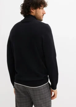 Hombre bonprix bonprix Elegante jersey tipo troyer de algodón