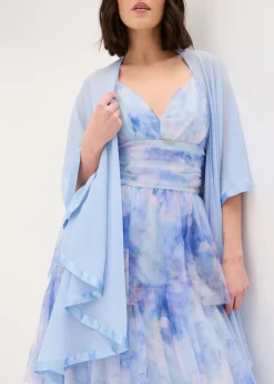 Mujer bonprix bonprix Estola con un delicado detalle de satén