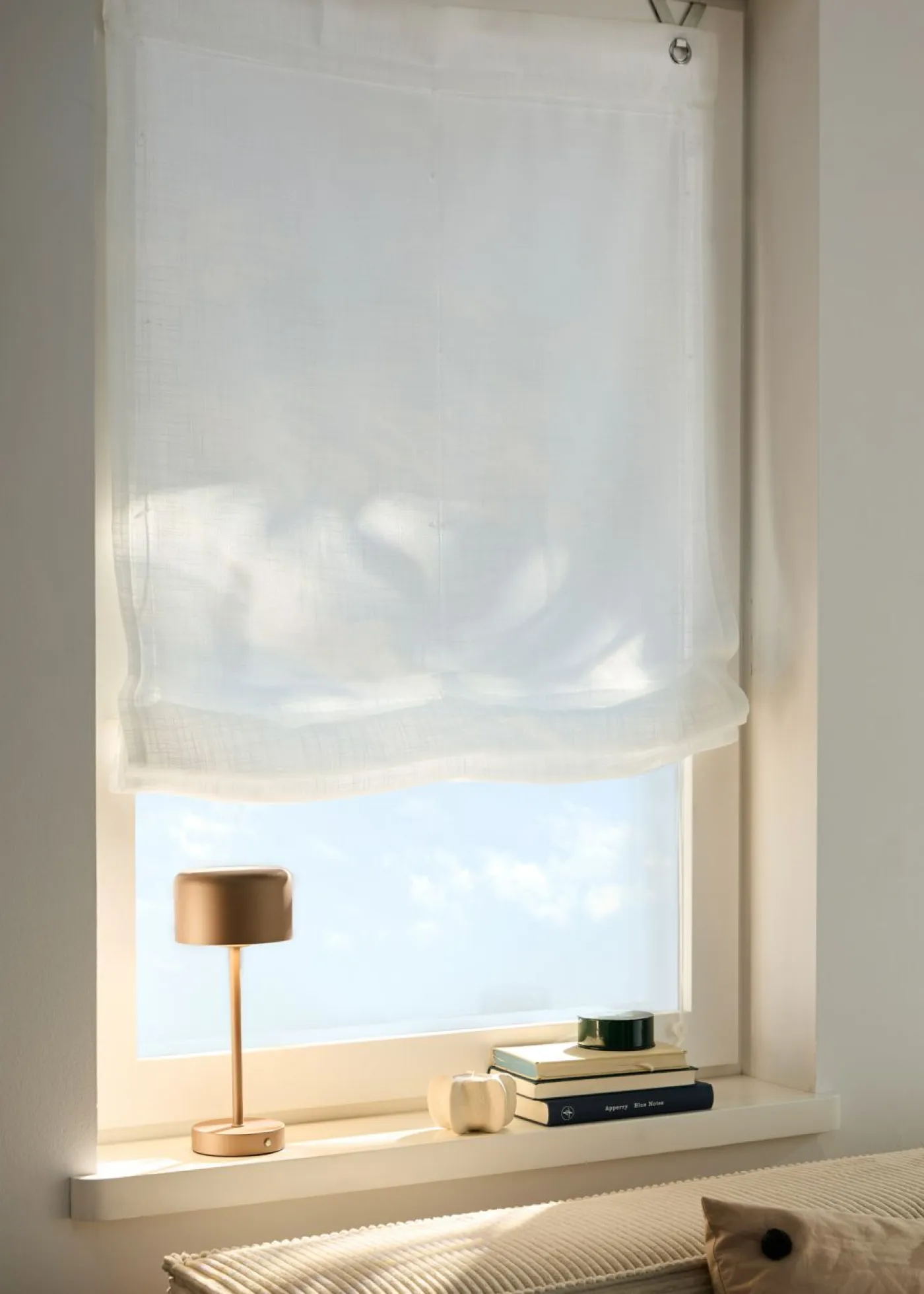 bonprix bonprix Estor con aspecto de lino