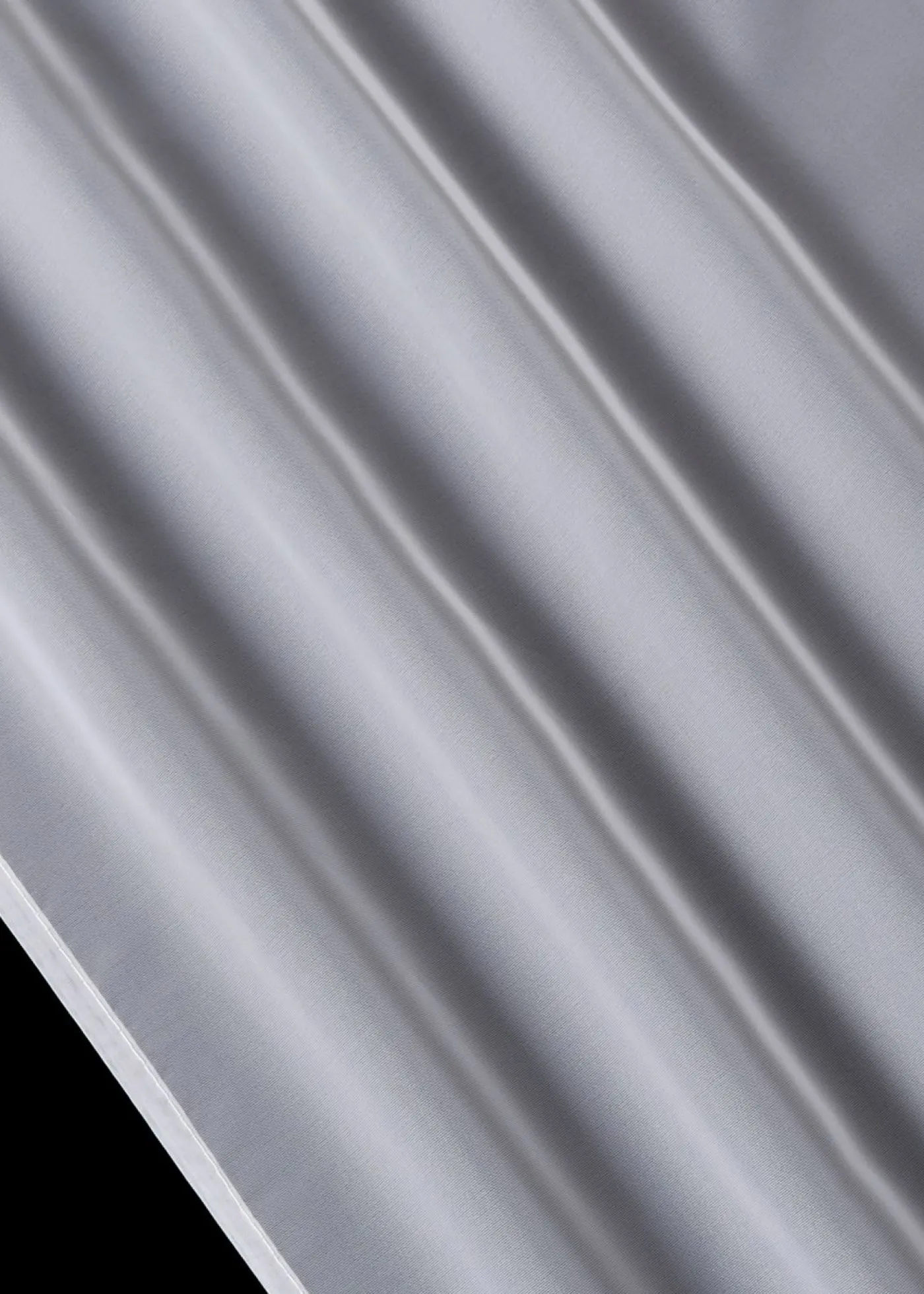 bonprix bonprix Cortinas Semitransparentes>Estor de poliéster reciclado con borde de encaje Blanco