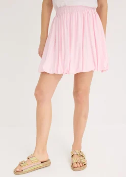 Mujer bonprix bonprix Falda abullonada de viscosa fina