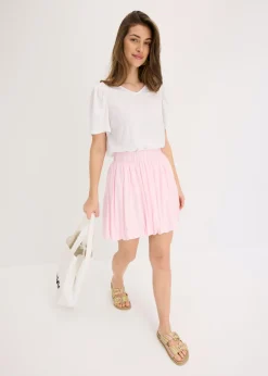 Mujer bonprix bonprix Falda abullonada de viscosa fina