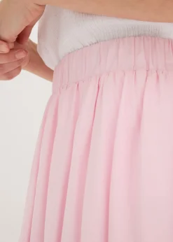 Mujer bonprix bonprix Falda abullonada de viscosa fina