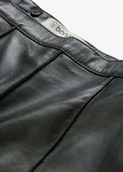 Mujer bonprix bonprix Falda acampanada de napa de cordero