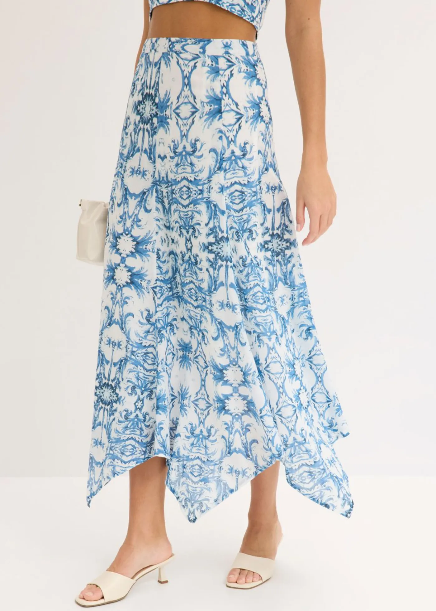 Mujer bonprix bonprix Falda con dobladillo irregular