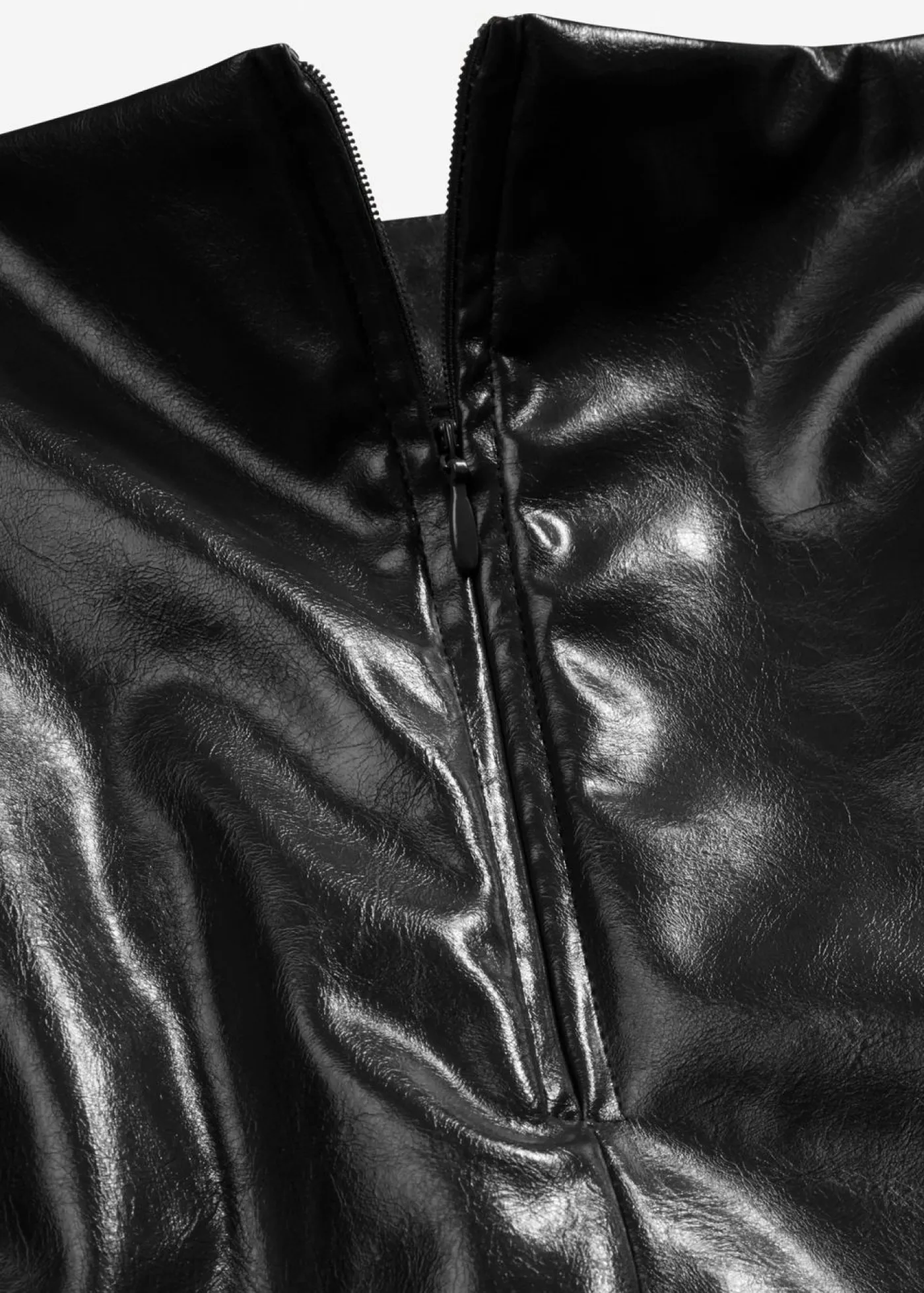 bonprix bonprix Faldas>Falda corta de piel sintética Negro