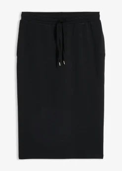 bonprix bonprix Básicos|Faldas>Falda de chándal Negro