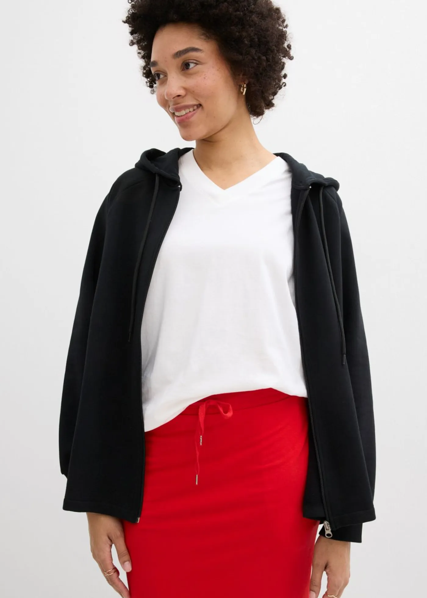 bonprix bonprix Básicos|Faldas>Falda de chándal fresa