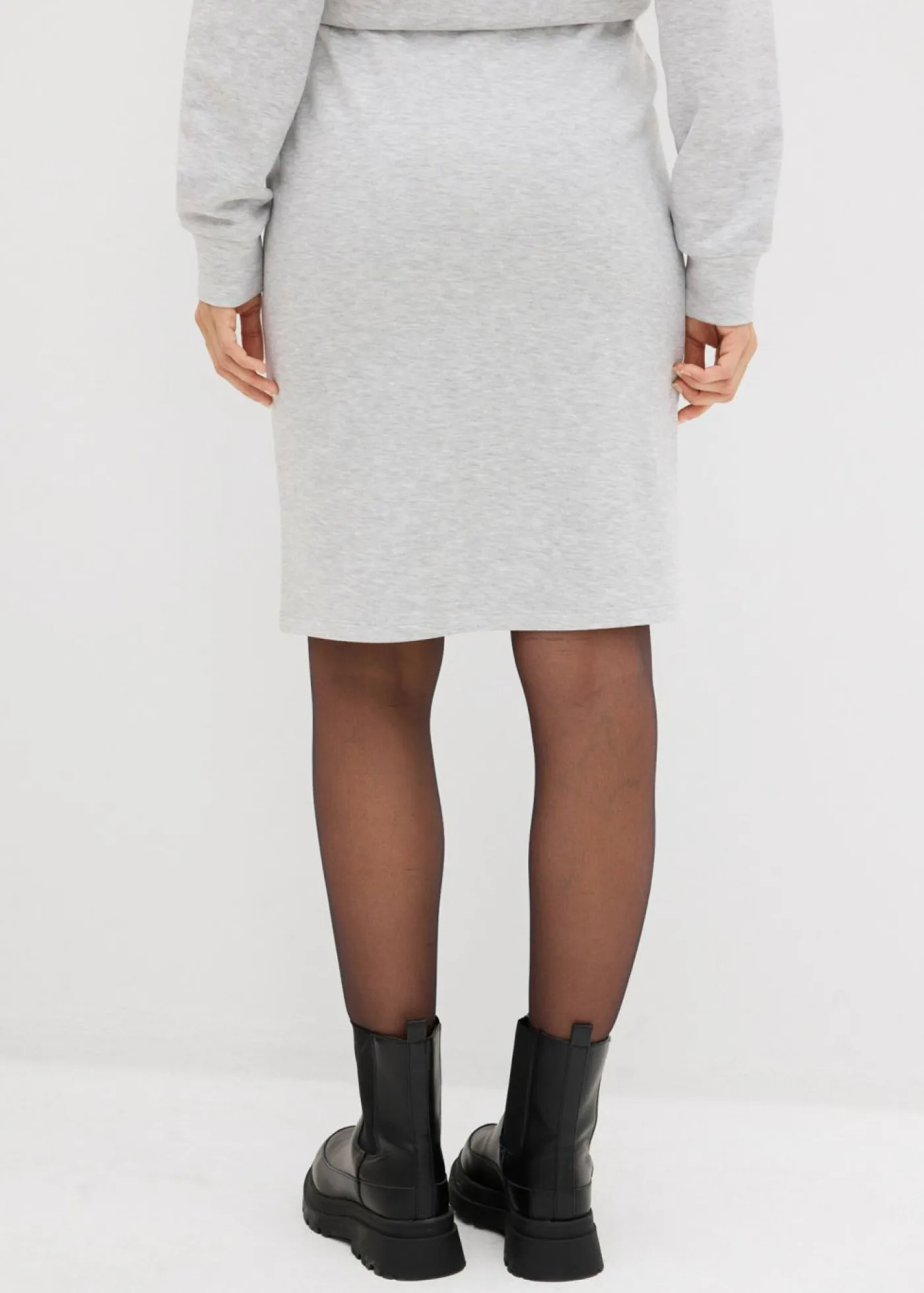 Mujer bonprix bonprix Falda de chándal con tachuelas