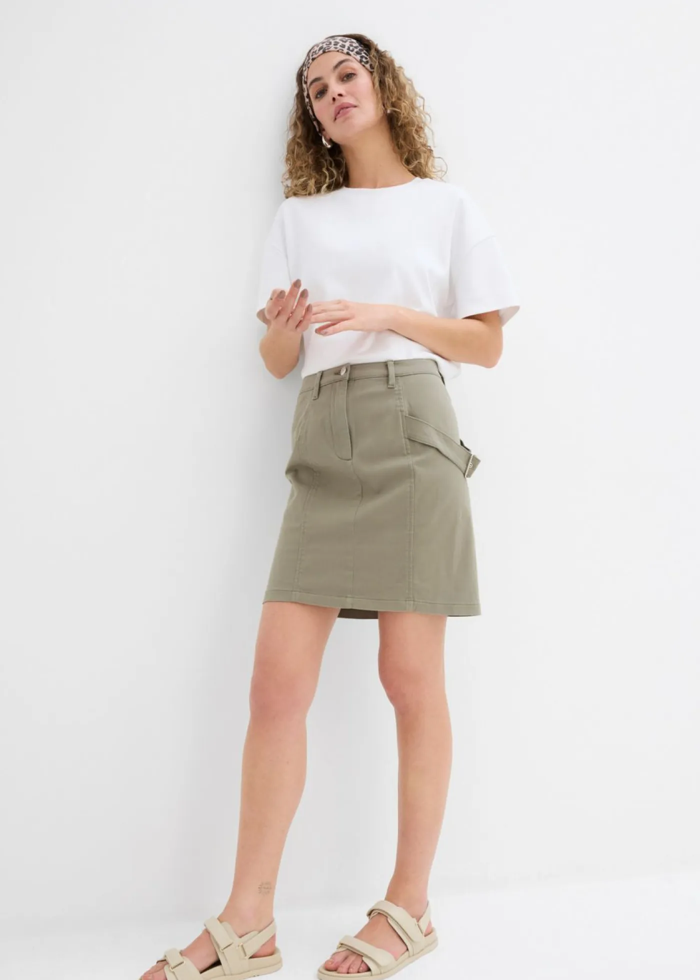 Mujer bonprix bonprix Falda de estilo cargo