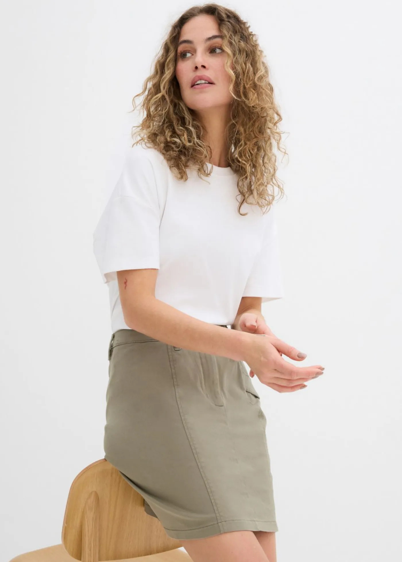 Mujer bonprix bonprix Falda de estilo cargo