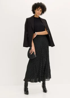 Mujer bonprix bonprix Falda de gasa con look arrugado