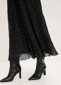 Mujer bonprix bonprix Falda de gasa con look arrugado