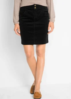 Mujer bonprix bonprix Falda de pana elástica