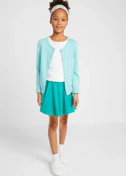 Niños bonprix bonprix Falda de punto con algodón orgánico (2 unidades)