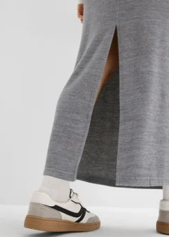 Mujer bonprix bonprix Falda de punto con aspecto de punto