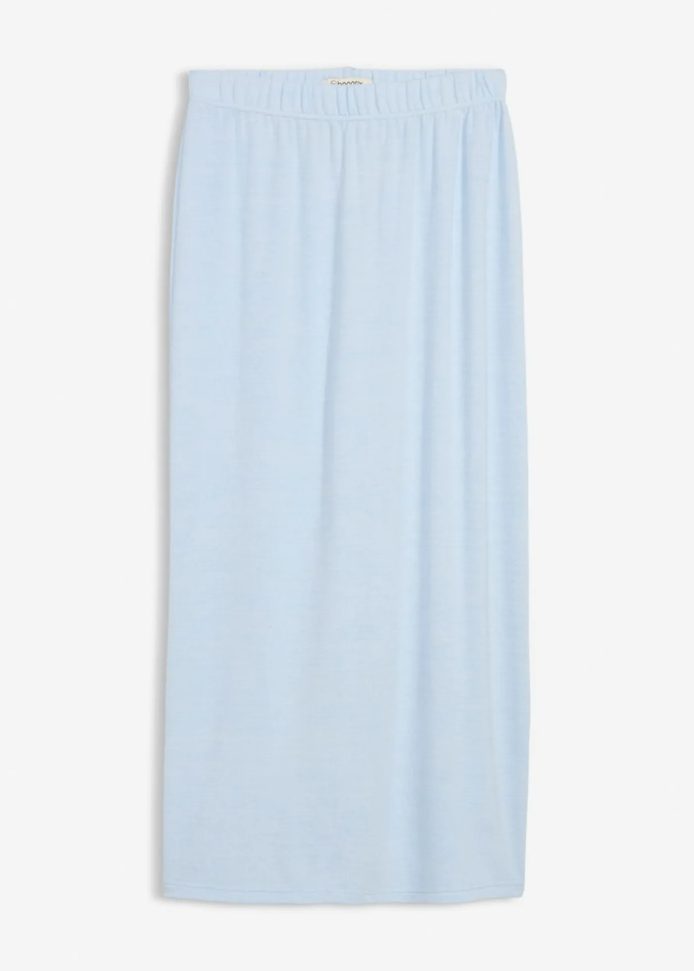 bonprix bonprix Faldas|Ropa Cómoda>Falda de punto con aspecto de punto Azul pálido jaspeado