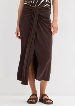 Mujer bonprix bonprix Falda de punto con cinturilla cómoda