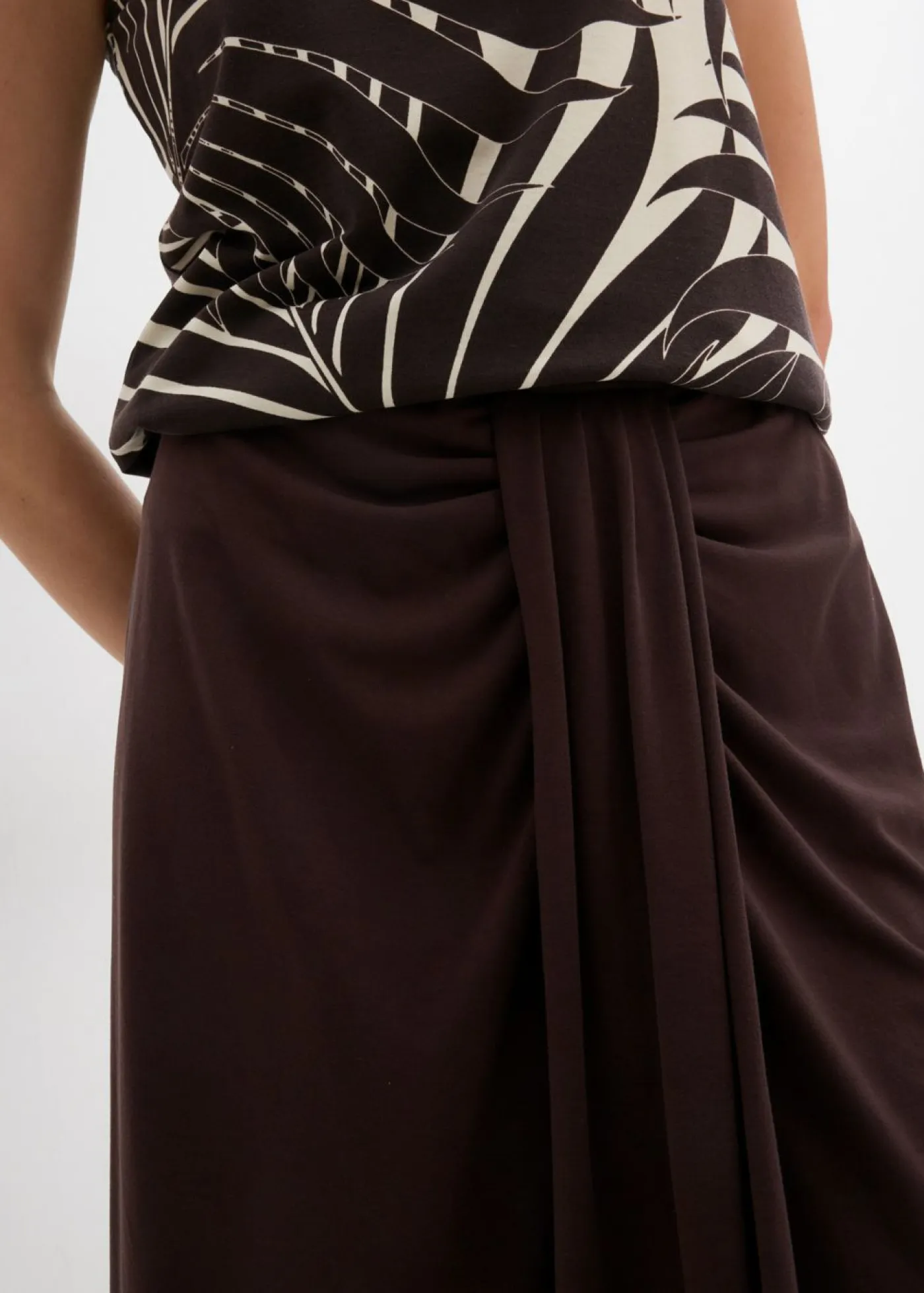 Mujer bonprix bonprix Falda de punto con cinturilla cómoda