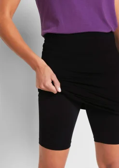 Mujer bonprix bonprix Falda de punto con pantalón de ciclismo