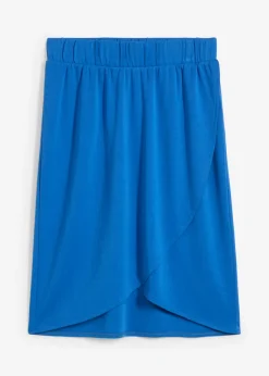 bonprix bonprix Faldas>Falda de punto de mezcla de viscosa fluida Azur