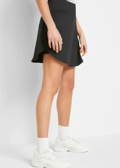 bonprix bonprix Ropa Deportiva|Faldas>Falda deportiva con pantalón ciclista integrado Negro