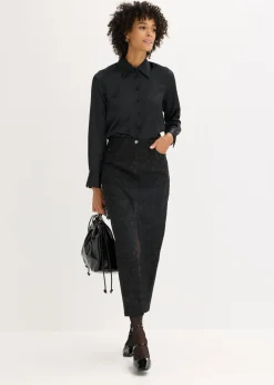 Mujer bonprix bonprix Falda elástica de algodón