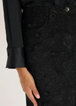 Mujer bonprix bonprix Falda elástica de algodón