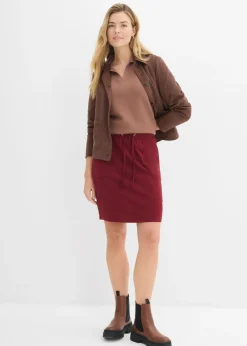 Mujer bonprix bonprix Falda elástica de algodón orgánico