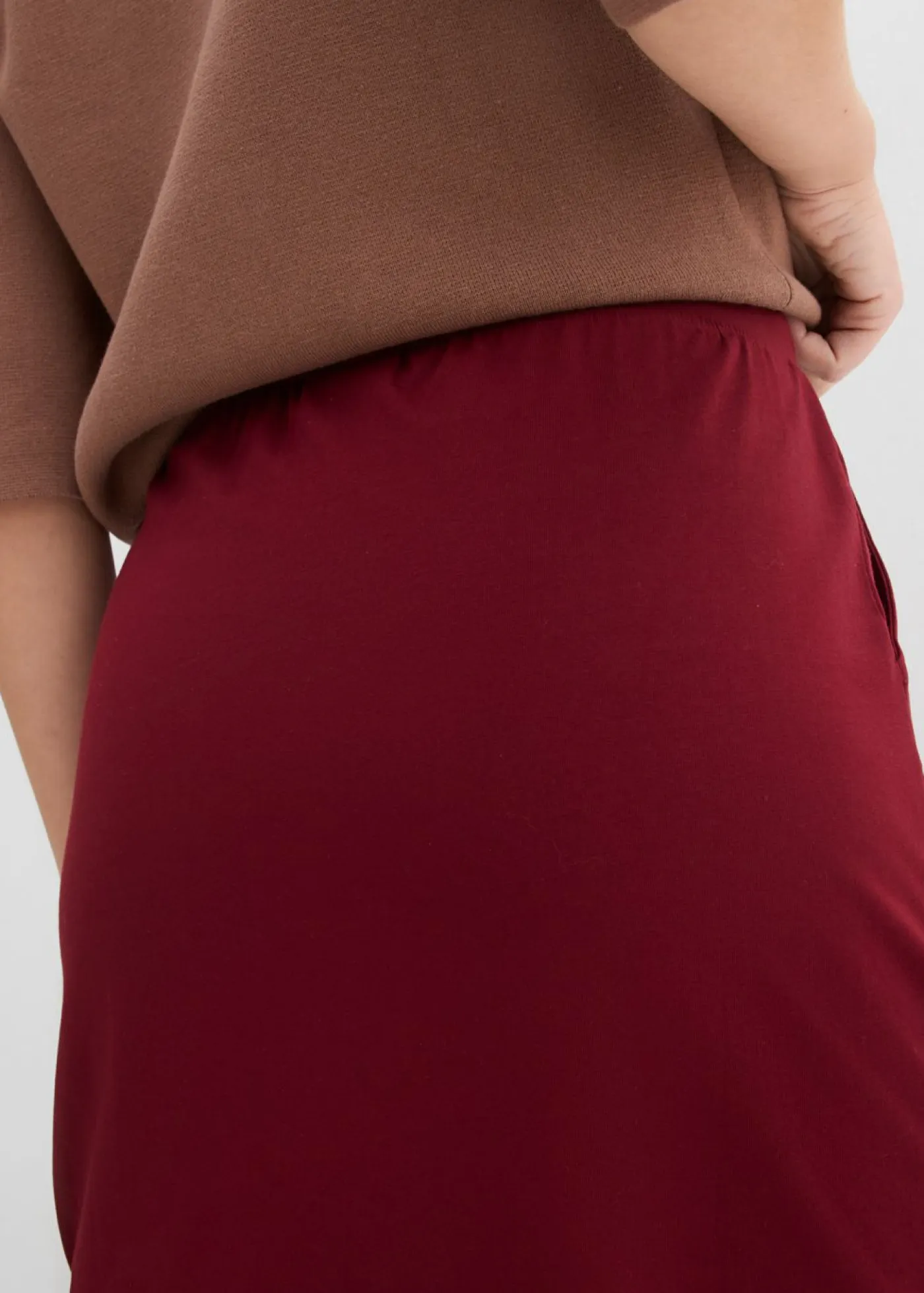 Mujer bonprix bonprix Falda elástica de algodón orgánico