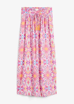 Mujer bonprix bonprix Falda laga de viscosa fluida