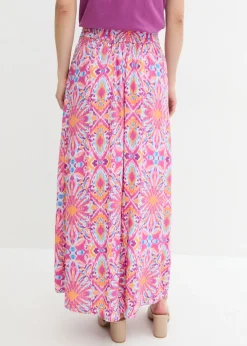 Mujer bonprix bonprix Falda laga de viscosa fluida