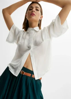 Mujer bonprix bonprix Falda larga con cinturón (2 piezas)