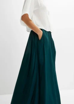 Mujer bonprix bonprix Falda larga con cinturón (2 piezas)