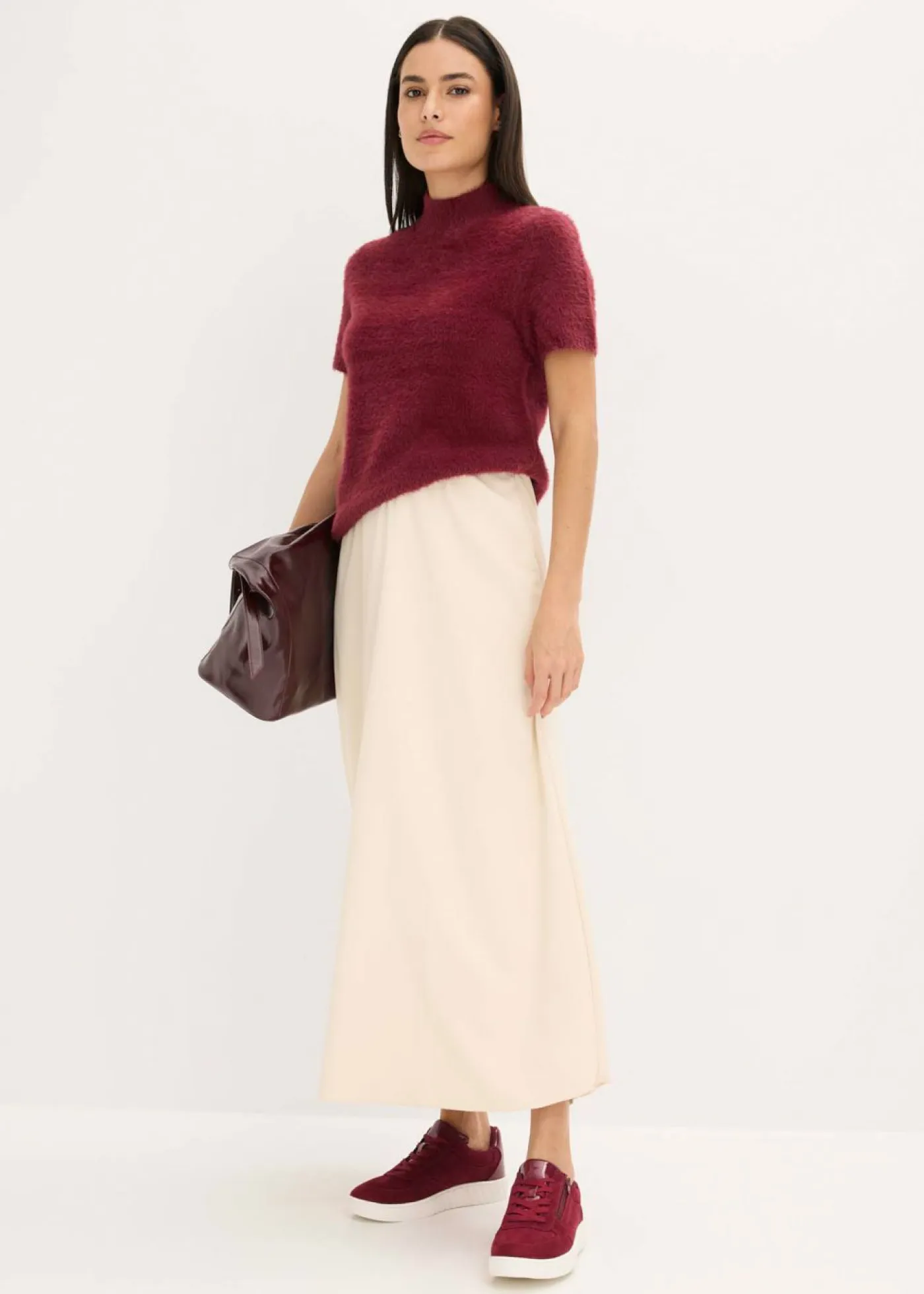 Mujer bonprix bonprix Falda larga con estructura