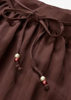 Mujer bonprix bonprix Falda larga de mezcla de lyocell fluido