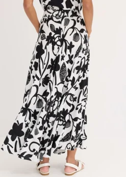 Mujer bonprix bonprix Falda larga de viscosa fluida