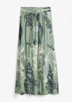 Mujer bonprix bonprix Falda larga de viscosa fluida