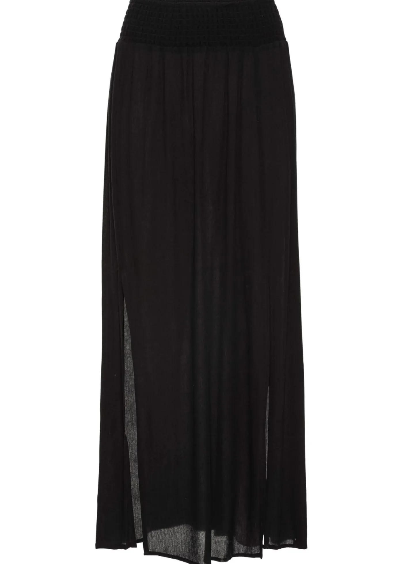 bonprix bonprix Faldas>Falda larga de viscosa fluida Negro