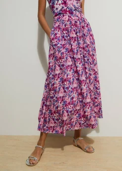 Mujer bonprix bonprix Falda larga de viscosa pura