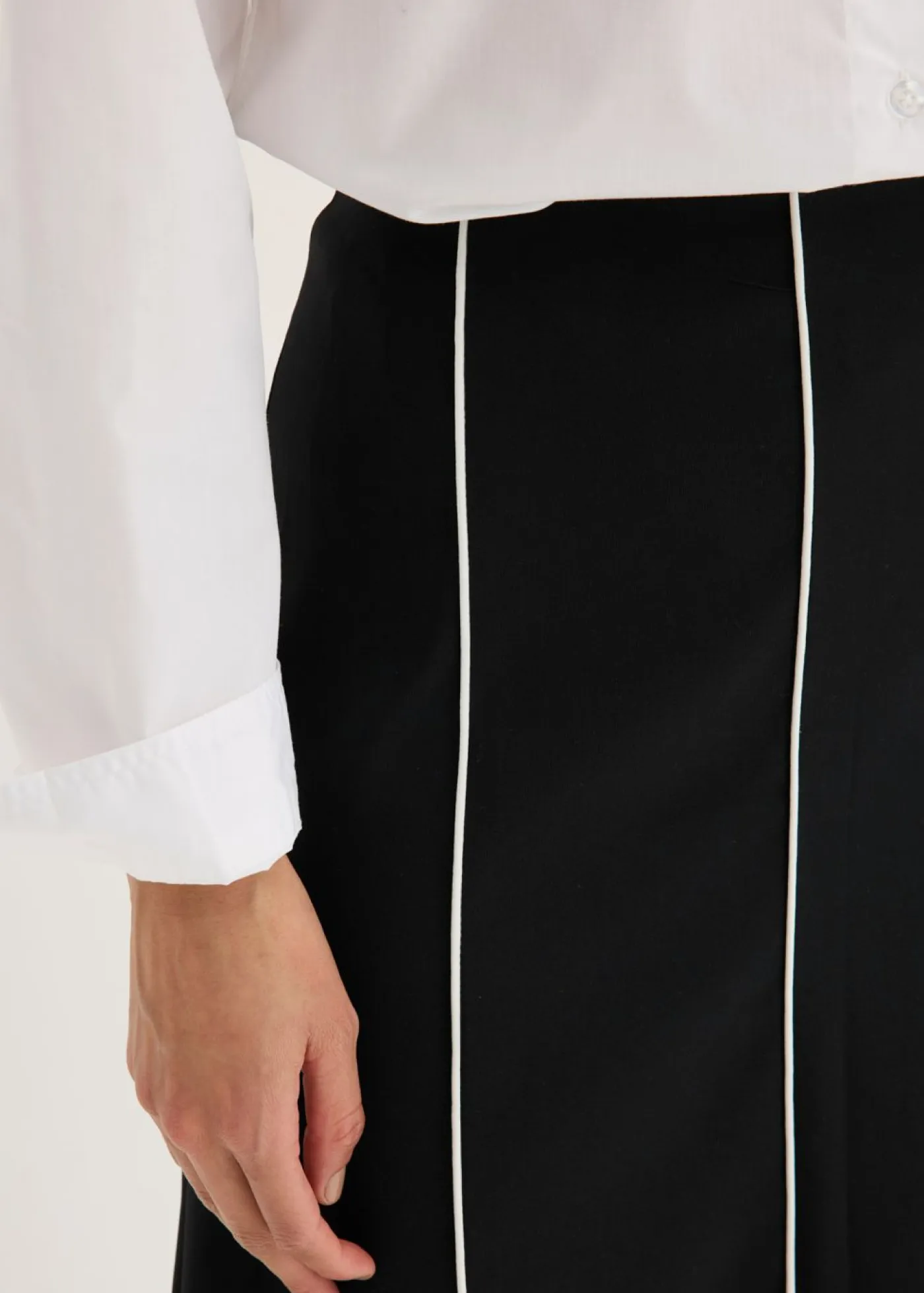 Mujer bonprix bonprix Falda larga elástica de bengalina